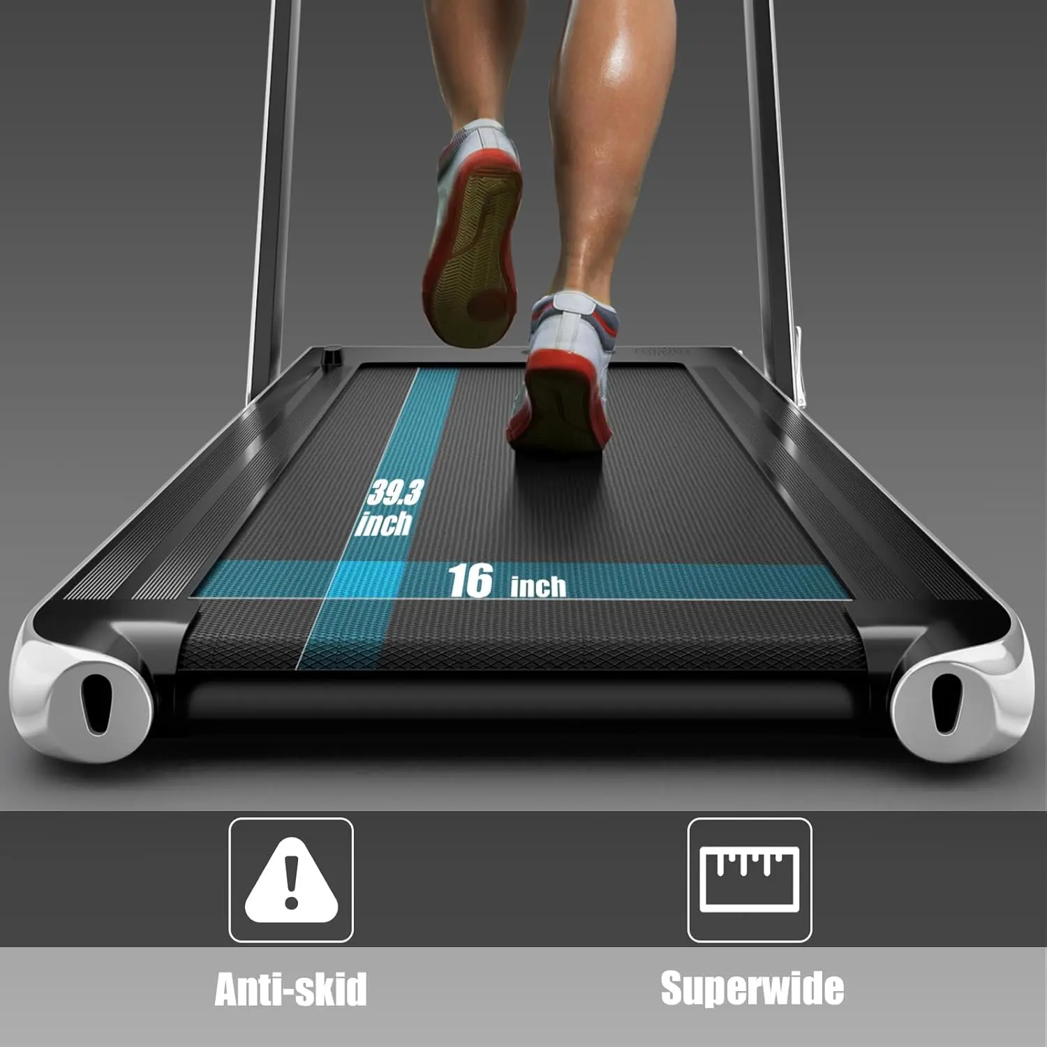 SuperFit Goplus 2 in 1 Folding Treadmill
